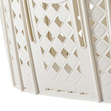 Laundry Basket Multifunction Plastic Foldable Clothes Hamper with Handles for Home Bathroom White