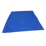 Ping Pong Table Cover with 2 Zippers Oxford Cloth Dark Blue Waterproof Foldable Table Tennis Cover - Rear View