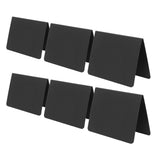 16pcs V Shaped Mini Chalkboard Sign Erasable Reusable for Food Table Numbers Message Boards Party Decorations Event Supplies with Pen