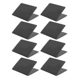 16pcs V Shaped Mini Chalkboard Sign Erasable Reusable for Food Table Numbers Message Boards Party Decorations Event Supplies with Pen - Side View