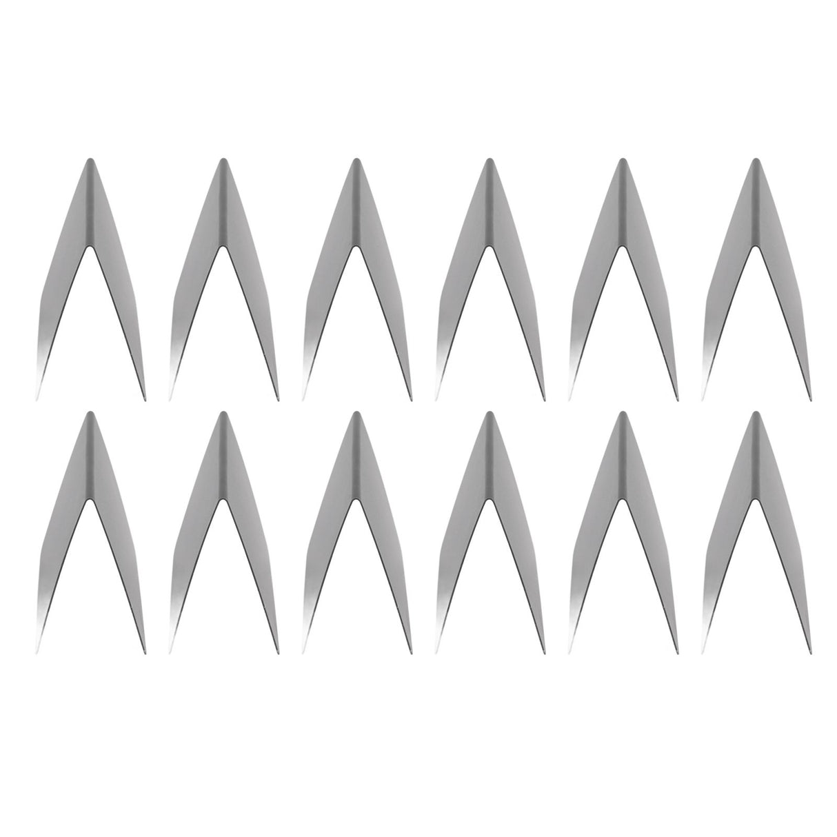 16pcs V Shaped Mini Chalkboard Sign Erasable Reusable for Food Table Numbers Message Boards Party Decorations Event Supplies with Pen