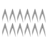 16pcs V Shaped Mini Chalkboard Sign Erasable Reusable for Food Table Numbers Message Boards Party Decorations Event Supplies with Pen
