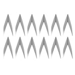 16pcs V Shaped Mini Chalkboard Sign Erasable Reusable for Food Table Numbers Message Boards Party Decorations Event Supplies with Pen