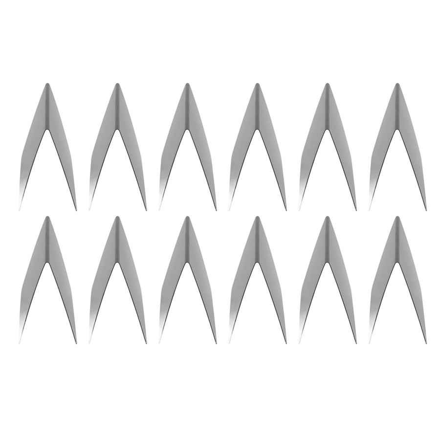16pcs V Shaped Mini Chalkboard Sign Erasable Reusable for Food Table Numbers Message Boards Party Decorations Event Supplies with Pen