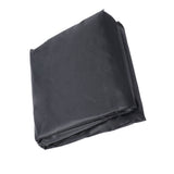 Outdoor Chair Cover Black Oxford Cloth Waterproof Wind Dust UV Proof Furniture Cover with Buckle Adjustable Drawstring - Side View
