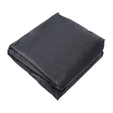 Outdoor Chair Cover Black Oxford Cloth Waterproof Wind Dust UV Proof Furniture Cover with Buckle Adjustable Drawstring