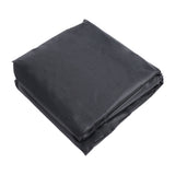 Outdoor Chair Cover Black Oxford Cloth Waterproof Wind Dust UV Proof Furniture Cover with Buckle Adjustable Drawstring - 45-Degree Angle