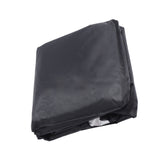 Outdoor Chair Cover Black Oxford Cloth Waterproof Wind Dust UV Proof Furniture Cover with Buckle Adjustable Drawstring