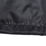 Outdoor Chair Cover Black Oxford Cloth Waterproof Wind Dust UV Proof Furniture Cover with Buckle Adjustable Drawstring
