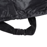 Outdoor Chair Cover Black Oxford Cloth Waterproof Wind Dust UV Proof Furniture Cover with Buckle Adjustable Drawstring - Extra Image