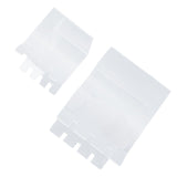Filling Freezer Bag Stand Acrylic Adjustable Food Storage Bag Stand for Kitchen Organization - Side View