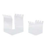 Filling Freezer Bag Stand Acrylic Adjustable Food Storage Bag Stand for Kitchen Organization