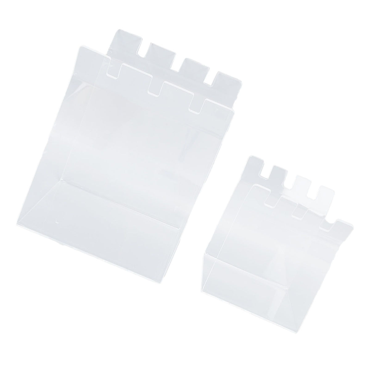Filling Freezer Bag Stand Acrylic Adjustable Food Storage Bag Stand for Kitchen Organization