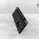 Mechanical Keyboard Storage Stand Multipurpose Detachable Transparent Acrylic Keyboard Display Stand for Office - Extra Image