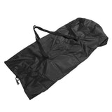 Canopy Carrying Storage Bag Waterproof Tent Bag with 2 Handles Bottom Opening UV Resistant Travel Sports Equipment Bag Black 140x34x44cm / 55.1x13.4x17.3in - Top-Down View
