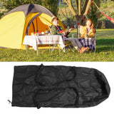 Canopy Carrying Storage Bag Waterproof Tent Bag with 2 Handles Bottom Opening UV Resistant Travel Sports Equipment Bag Black 140x34x44cm / 55.1x13.4x17.3in