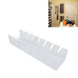 Hat Display Racks Hold 7 Baseball Caps Vertical Display Acrylic Baseball Cap Organizer for Closet Bedroom Transparent