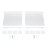 2PCS Floating Shelf Acrylic Wall Shelf Easy Installation Wall Mount for Speaker Monitor Living Room Wall Decor