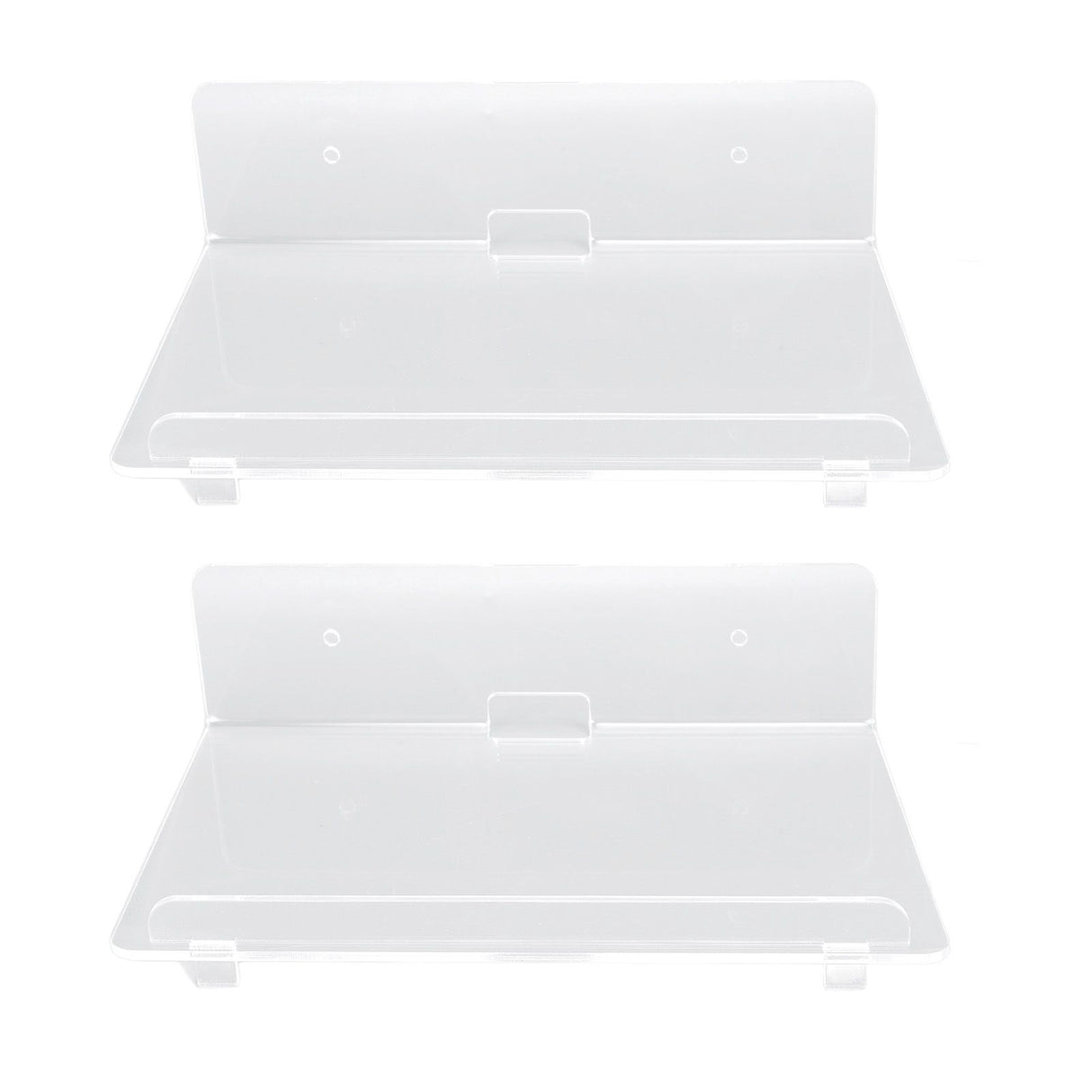 2PCS Floating Shelf Acrylic Wall Shelf Easy Installation Wall Mount for Speaker Monitor Living Room Wall Decor
