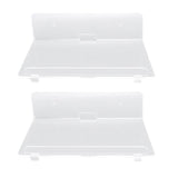 2PCS Floating Shelf Acrylic Wall Shelf Easy Installation Wall Mount for Speaker Monitor Living Room Wall Decor