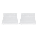 2PCS Floating Shelf Acrylic Wall Shelf Easy Installation Wall Mount for Speaker Monitor Living Room Wall Decor