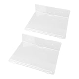 2PCS Floating Shelf Acrylic Wall Shelf Easy Installation Wall Mount for Speaker Monitor Living Room Wall Decor