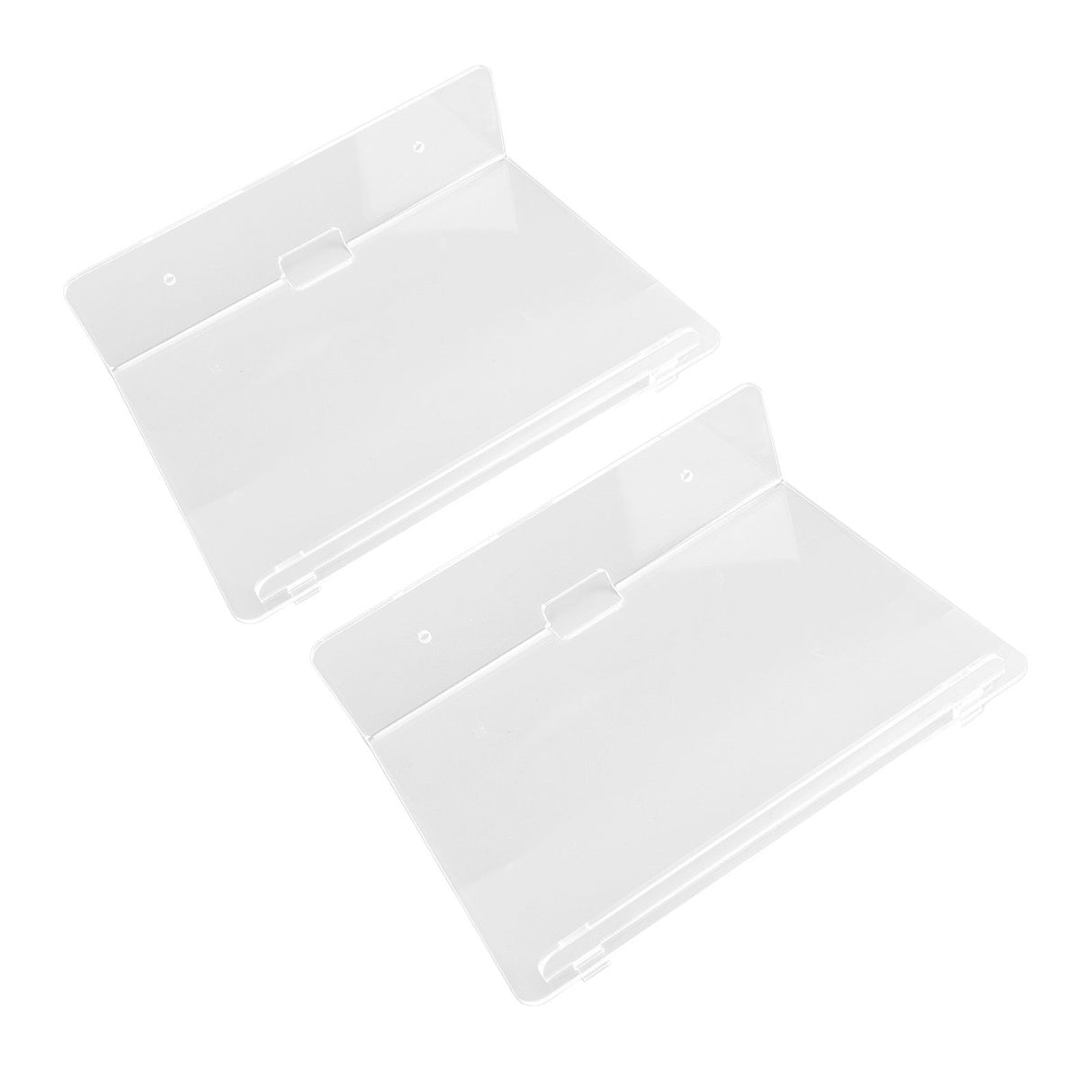 2PCS Floating Shelf Acrylic Wall Shelf Easy Installation Wall Mount for Speaker Monitor Living Room Wall Decor