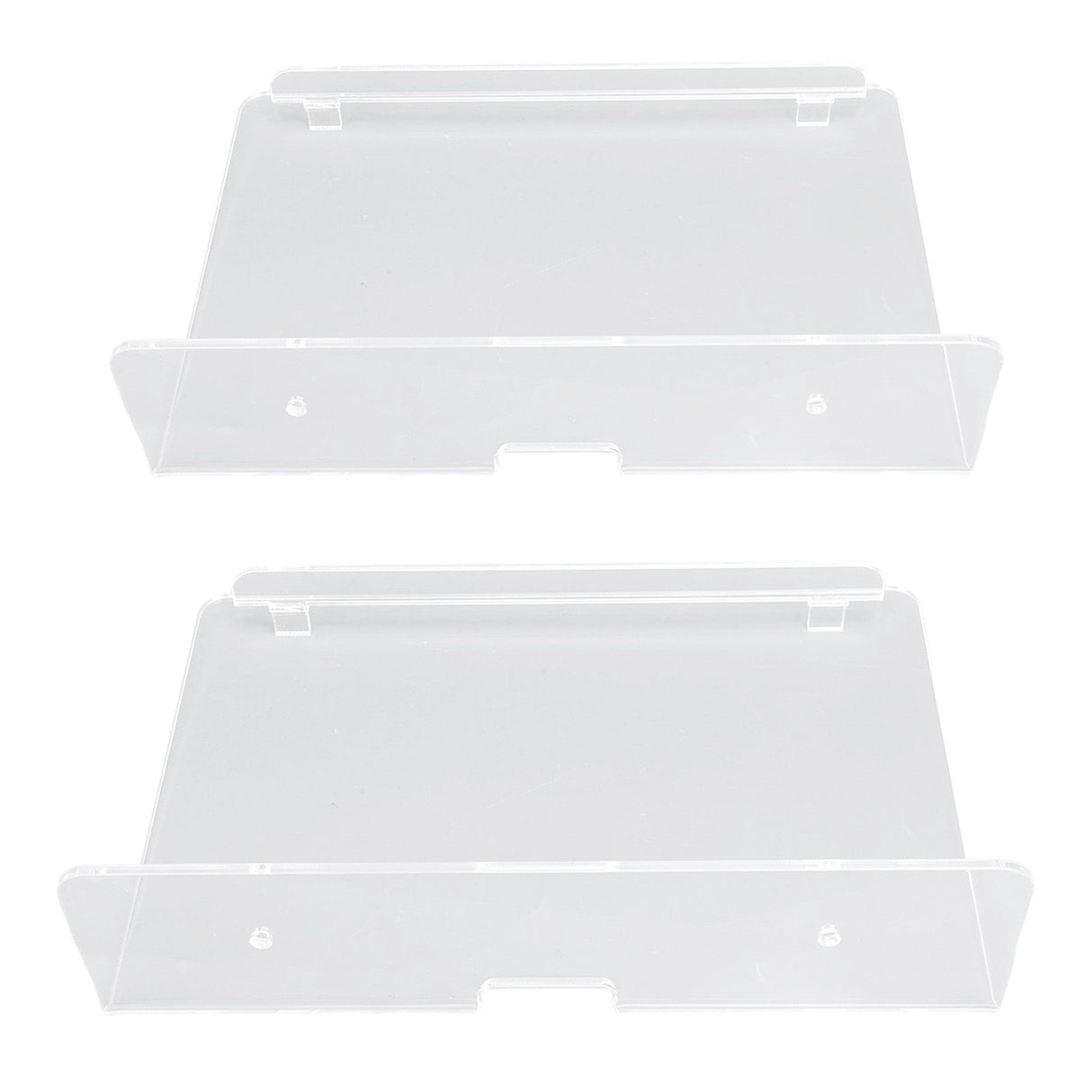 2PCS Floating Shelf Acrylic Wall Shelf Easy Installation Wall Mount for Speaker Monitor Living Room Wall Decor