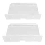 2PCS Floating Shelf Acrylic Wall Shelf Easy Installation Wall Mount for Speaker Monitor Living Room Wall Decor