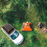 425L Waterproof Car Roof Bag Oxford Cloth Car Rooftop Cargo Carrier Roof Bag with Anti Slip Mat 600D