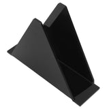 Napkin Holders for Tables Acrylic Farmhouse Napkins Holder Upright Vertical Dining Table Napkin Dispenser for Kitchen Black - Rear View