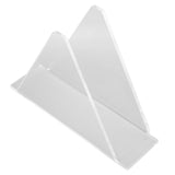 Napkin Holders for Tables Acrylic Farmhouse Napkins Holder Upright Vertical Dining Table Napkin Dispenser for Kitchen Transparent - Top-Down View