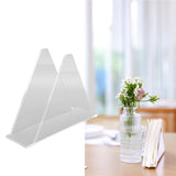 Napkin Holders for Tables Acrylic Farmhouse Napkins Holder Upright Vertical Dining Table Napkin Dispenser for Kitchen Transparent