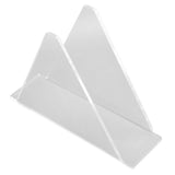 Napkin Holders for Tables Acrylic Farmhouse Napkins Holder Upright Vertical Dining Table Napkin Dispenser for Kitchen Transparent