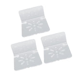 3pcs Acrylic Small Wall Shelf Floating Shelf for Security Cameras Clear Wall Shelves for Security Camera Speaker