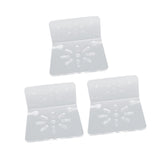 3pcs Acrylic Small Wall Shelf Floating Shelf for Security Cameras Clear Wall Shelves for Security Camera Speaker