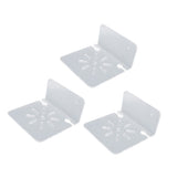 3pcs Acrylic Small Wall Shelf Floating Shelf for Security Cameras Clear Wall Shelves for Security Camera Speaker - Close-Up Angle