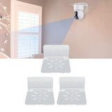 3pcs Acrylic Small Wall Shelf Floating Shelf for Security Cameras Clear Wall Shelves for Security Camera Speaker