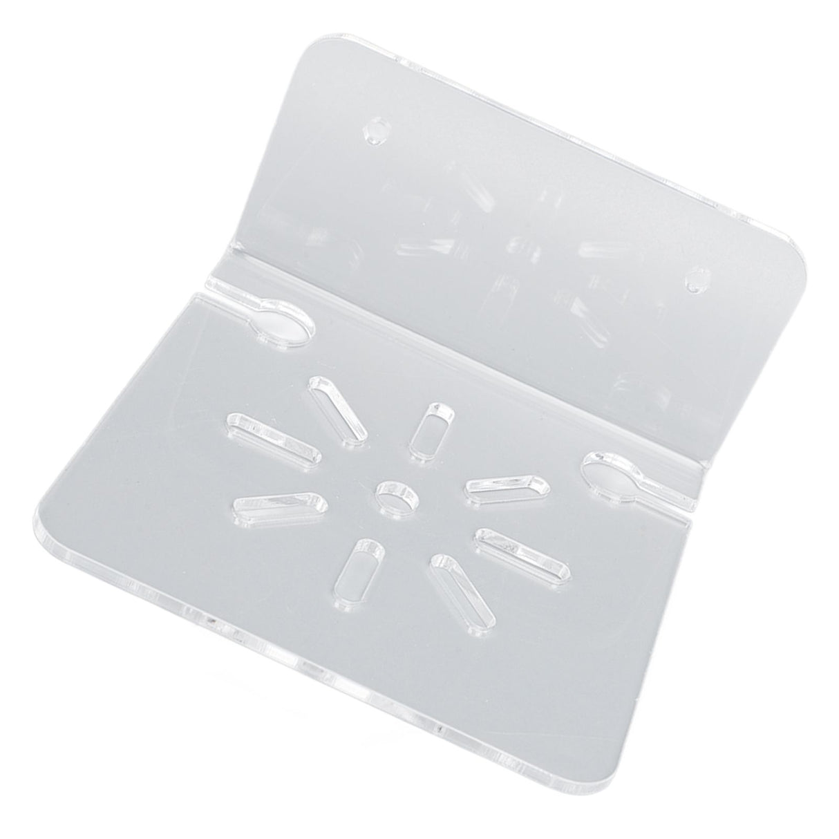 3pcs Acrylic Small Wall Shelf Floating Shelf for Security Cameras Clear Wall Shelves for Security Camera Speaker
