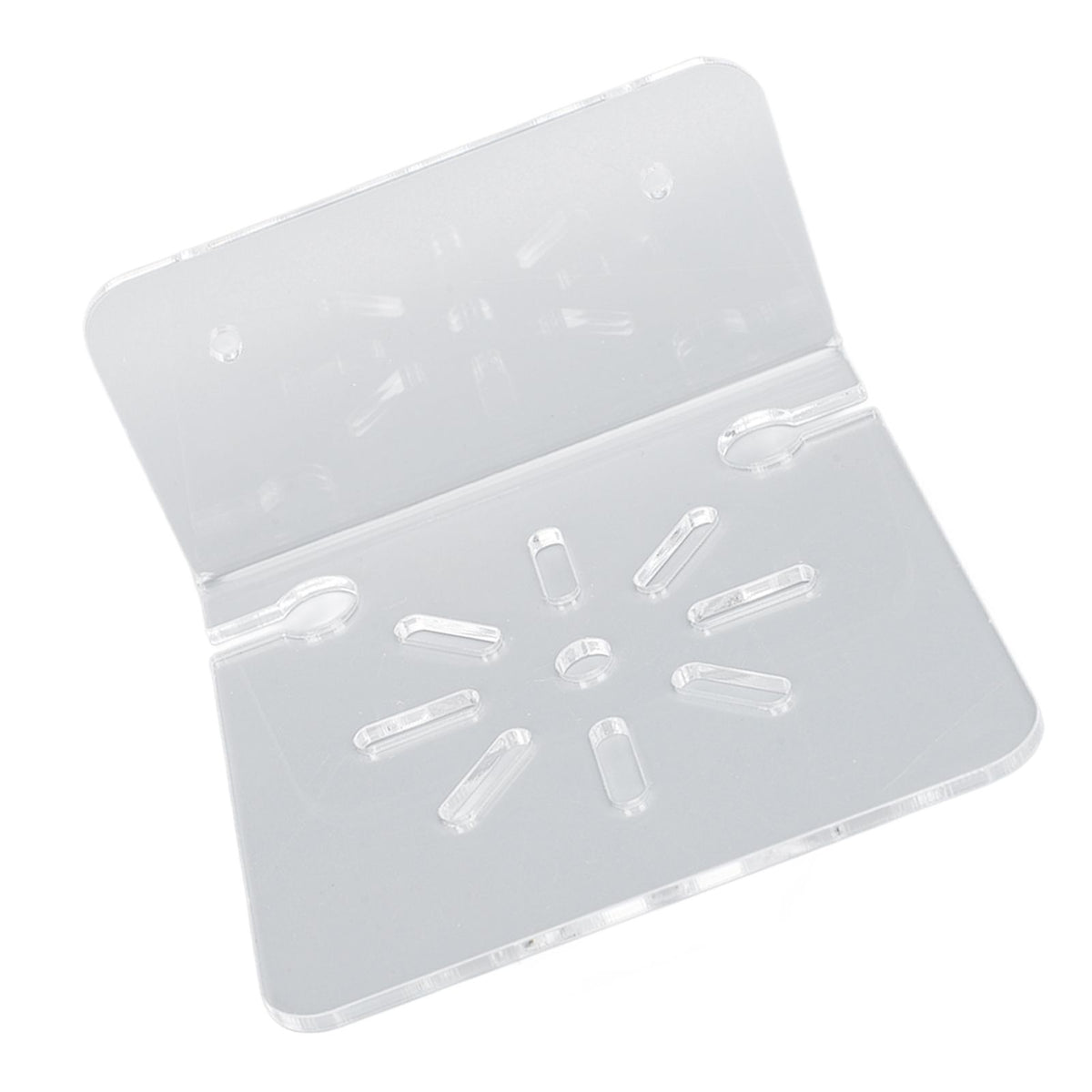 3pcs Acrylic Small Wall Shelf Floating Shelf for Security Cameras Clear Wall Shelves for Security Camera Speaker