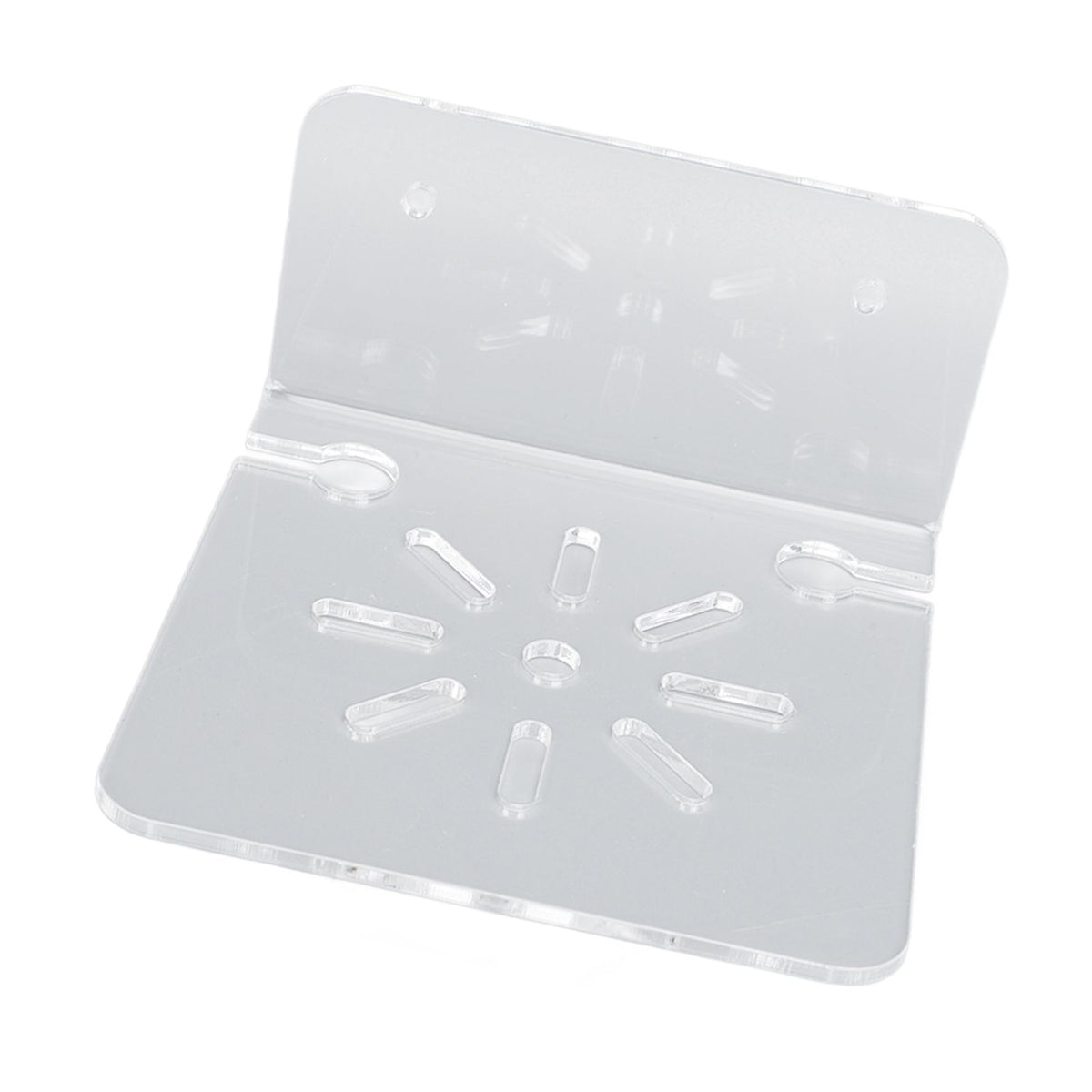 3pcs Acrylic Small Wall Shelf Floating Shelf for Security Cameras Clear Wall Shelves for Security Camera Speaker