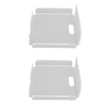 2pcs Small Speaker Wall Shelf Acrylic Adhesive Multi Angle Adjustment Space Saving Security Cameras Floating Shelf for Home Office