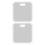 2pcs Small Speaker Wall Shelf Acrylic Adhesive Multi Angle Adjustment Space Saving Security Cameras Floating Shelf for Home Office