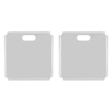 2pcs Small Speaker Wall Shelf Acrylic Adhesive Multi Angle Adjustment Space Saving Security Cameras Floating Shelf for Home Office
