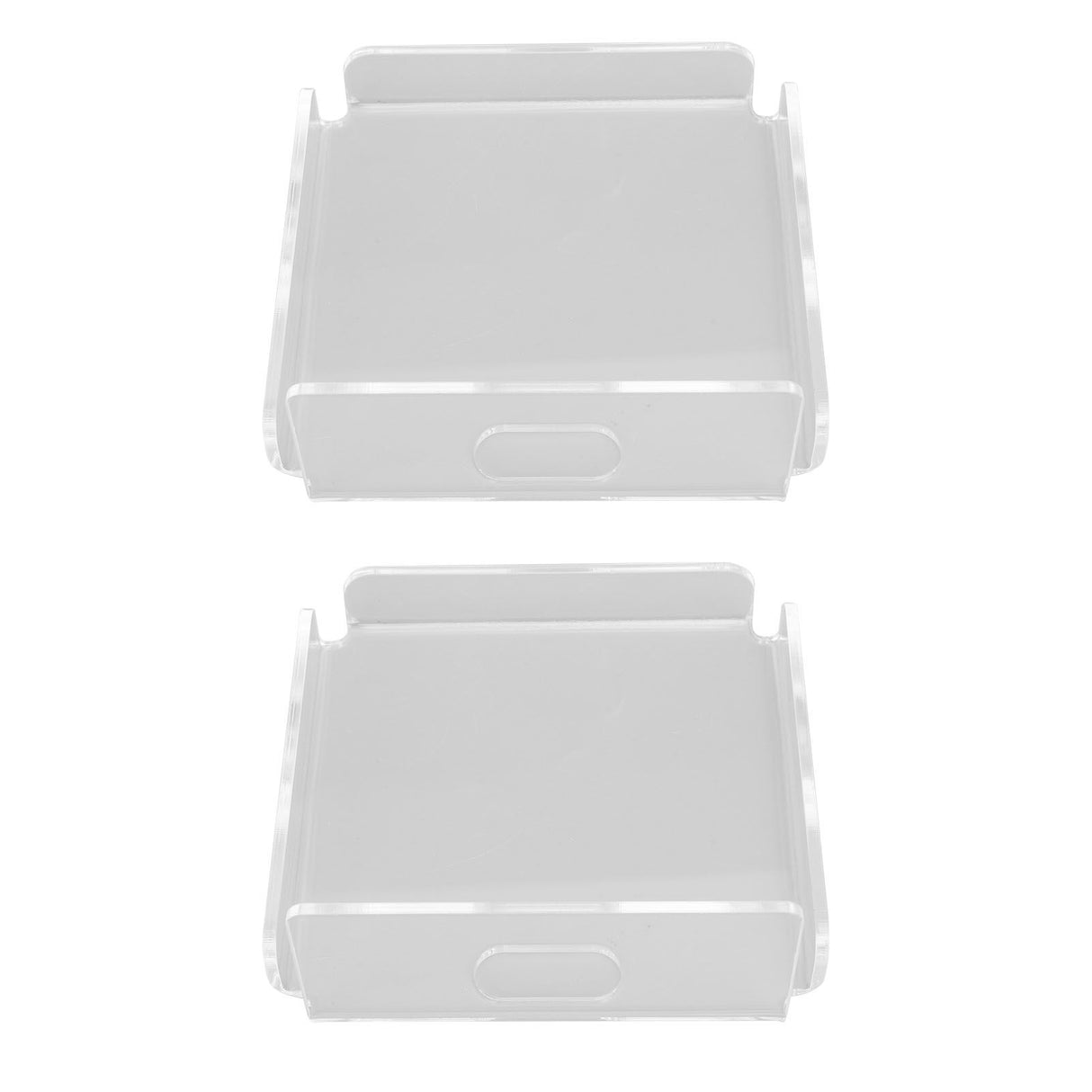2pcs Small Speaker Wall Shelf Acrylic Adhesive Multi Angle Adjustment Space Saving Security Cameras Floating Shelf for Home Office