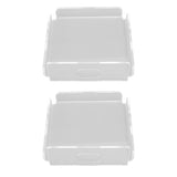 2pcs Small Speaker Wall Shelf Acrylic Adhesive Multi Angle Adjustment Space Saving Security Cameras Floating Shelf for Home Office