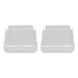 2pcs Small Speaker Wall Shelf Acrylic Adhesive Multi Angle Adjustment Space Saving Security Cameras Floating Shelf for Home Office