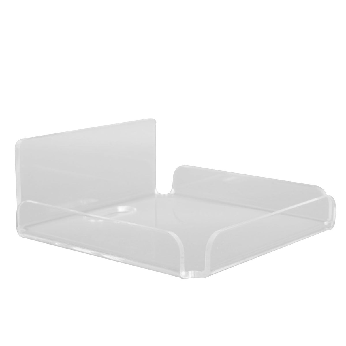 2pcs Small Speaker Wall Shelf Acrylic Adhesive Multi Angle Adjustment Space Saving Security Cameras Floating Shelf for Home Office