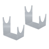 2pcs Acrylic Shofar Stand Clear Transparent Shofar Stand Sturdy Shofar Holder for Home Office Decor