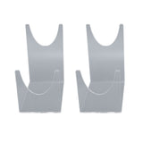 2pcs Acrylic Shofar Stand Clear Transparent Shofar Stand Sturdy Shofar Holder for Home Office Decor